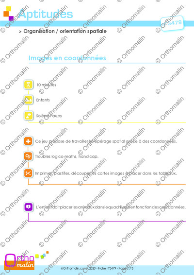 Page 1 de la fiche