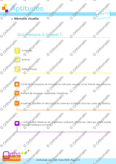 Page 1 de la fiche