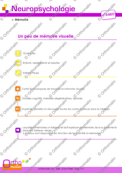 Page 1 de la fiche