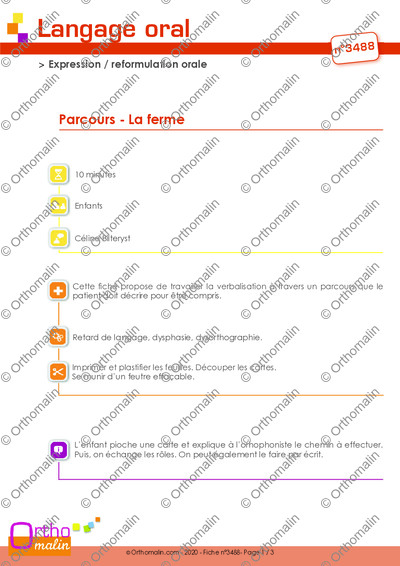 Page 1 de la fiche