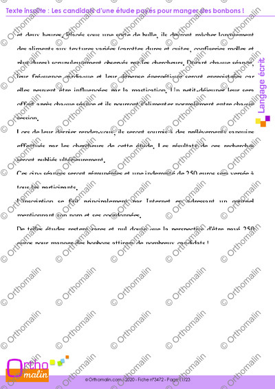 Page 11 de la fiche