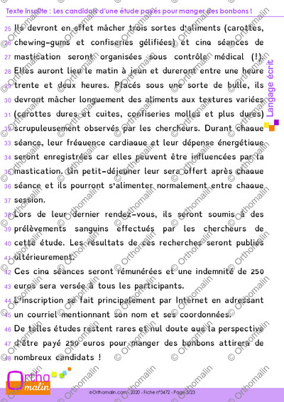 Page 5 de la fiche