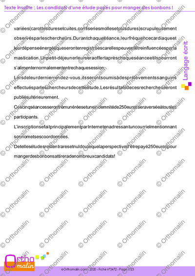 Page 7 de la fiche