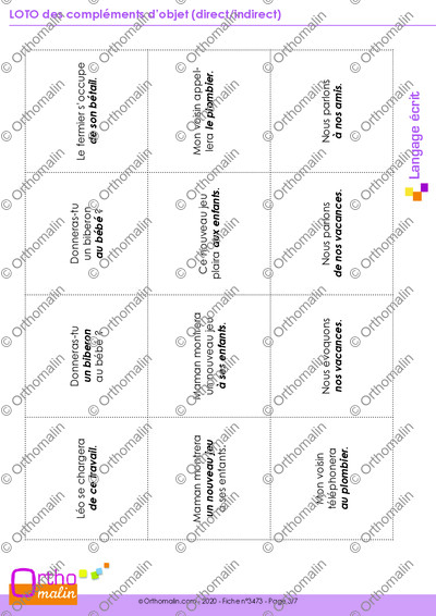 Page 3 de la fiche