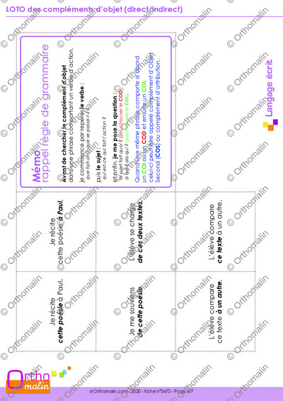 Page 4 de la fiche