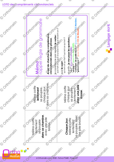 Page 4 de la fiche