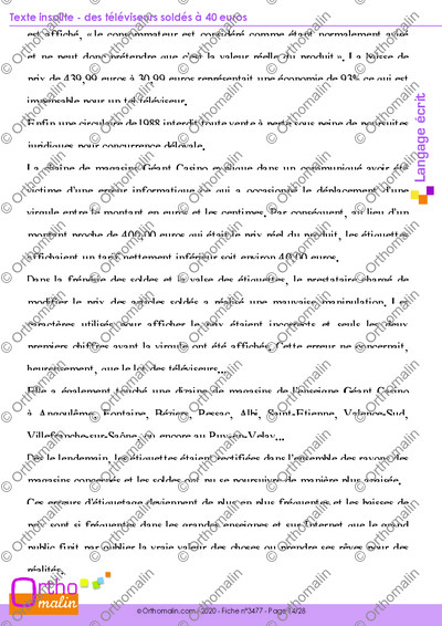 Page 14 de la fiche