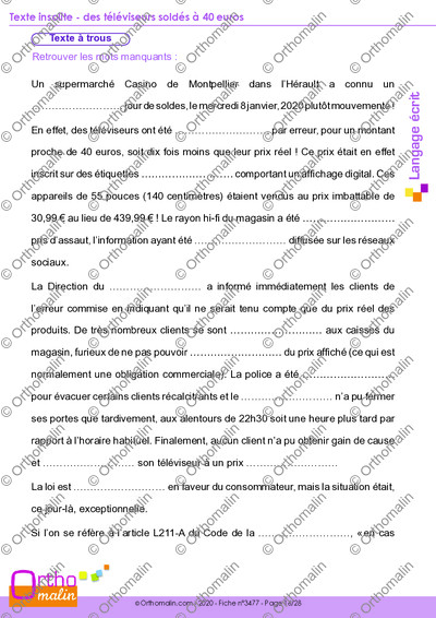 Page 16 de la fiche