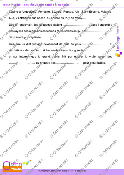 Page 18 de la fiche