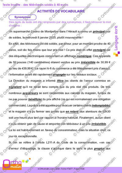 Page 19 de la fiche