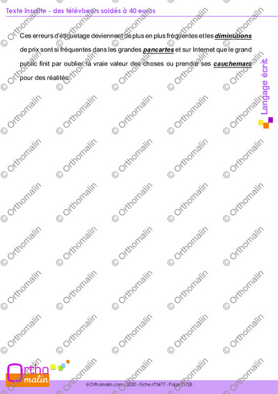Page 21 de la fiche