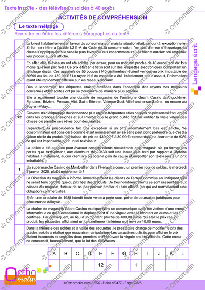 Page 23 de la fiche