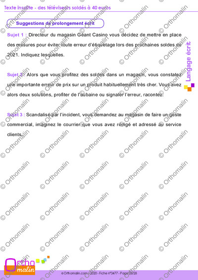 Page 28 de la fiche