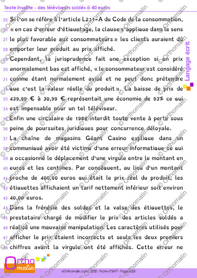 Page 6 de la fiche