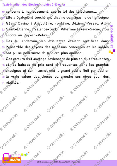 Page 7 de la fiche
