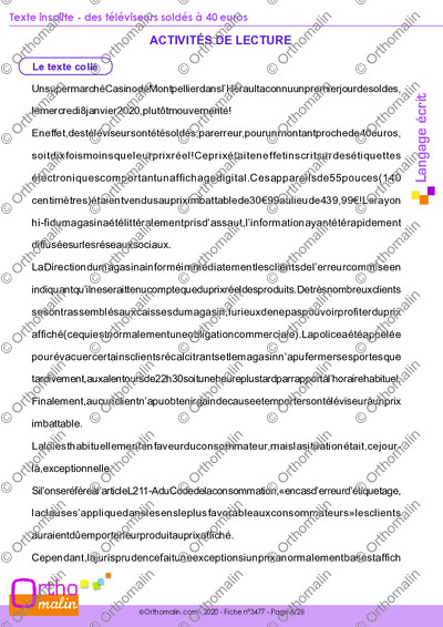 Page 8 de la fiche