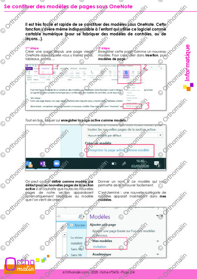 Page 2 de la fiche