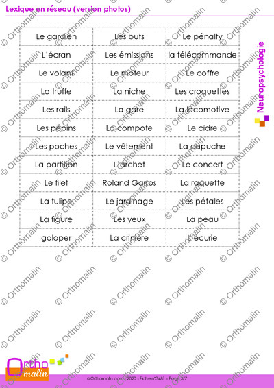 Page 3 de la fiche