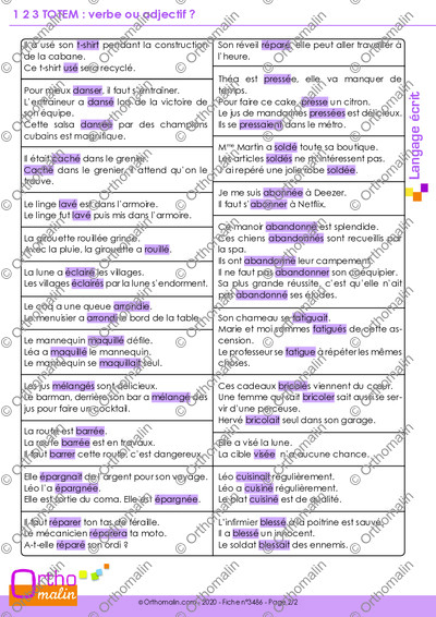 Page 2 de la fiche