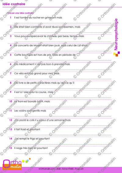 Page 2 de la fiche