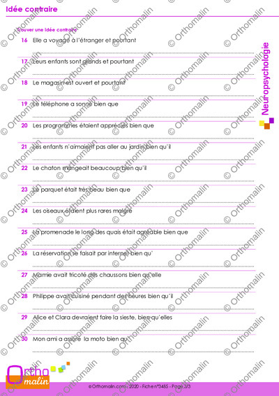 Page 3 de la fiche