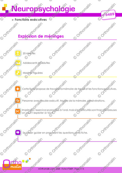 Page 1 de la fiche