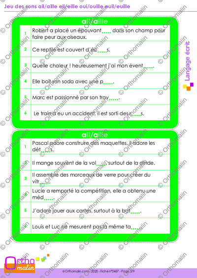 Page 3 de la fiche