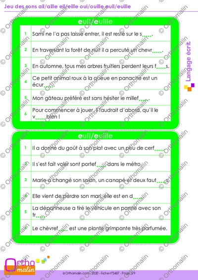 Page 5 de la fiche
