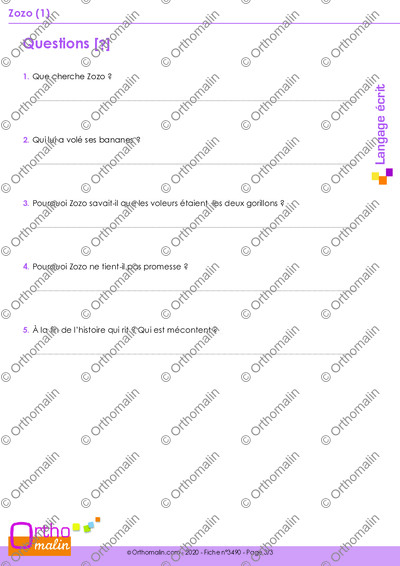 Page 3 de la fiche