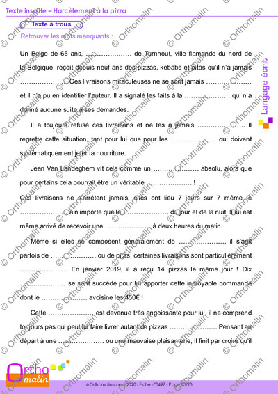 Page 13 de la fiche