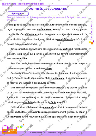 Page 15 de la fiche