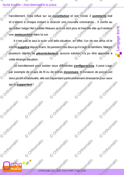 Page 16 de la fiche