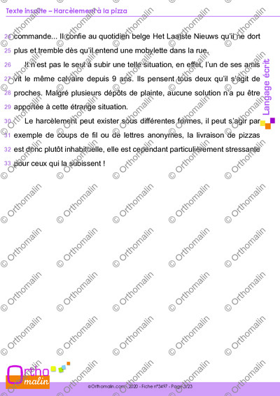 Page 3 de la fiche