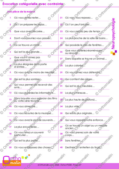Page 2 de la fiche