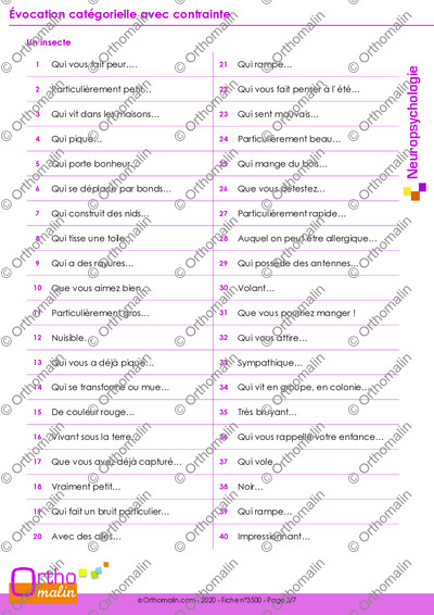 Page 3 de la fiche