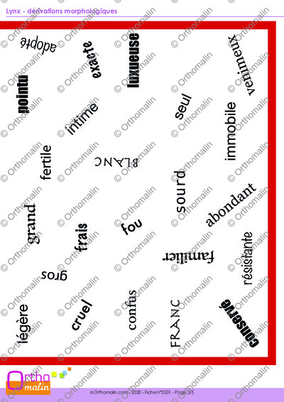Page 3 de la fiche