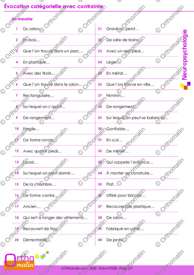 Page 2 de la fiche