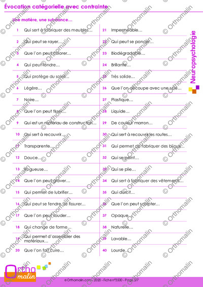 Page 5 de la fiche
