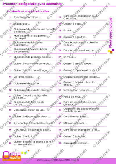 Page 7 de la fiche