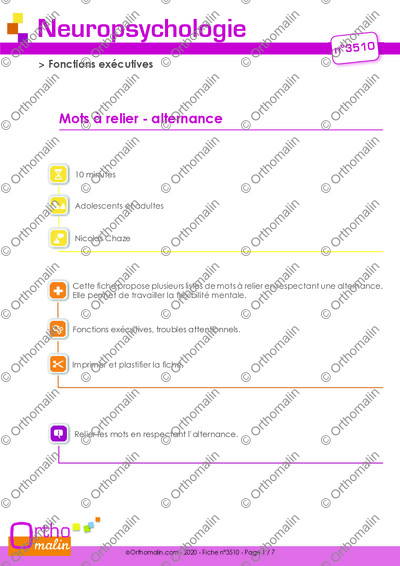 Page 1 de la fiche