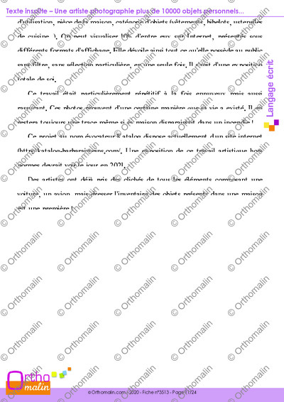 Page 11 de la fiche