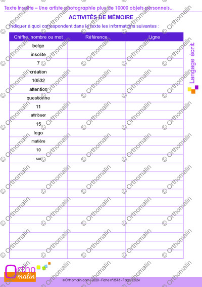 Page 12 de la fiche