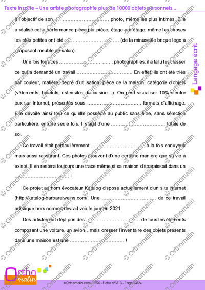 Page 14 de la fiche