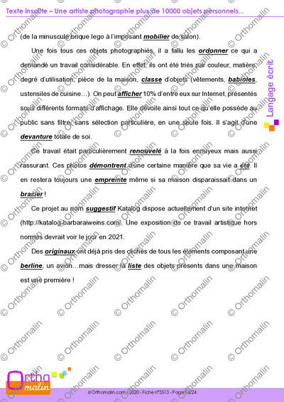 Page 16 de la fiche