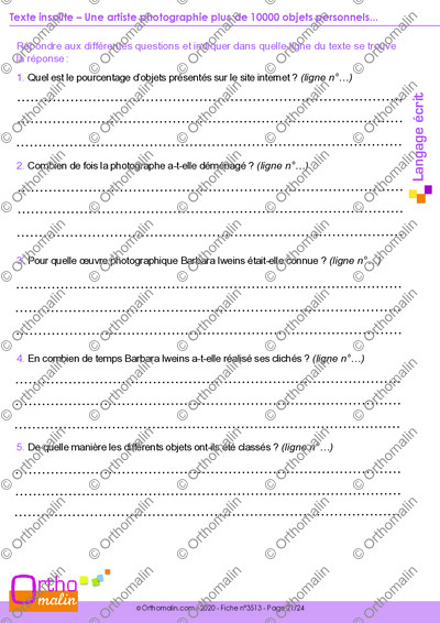 Page 21 de la fiche