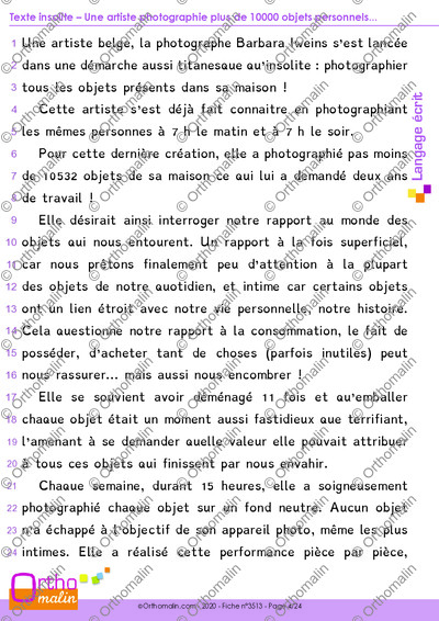 Page 4 de la fiche