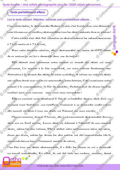 Page 10 de la fiche