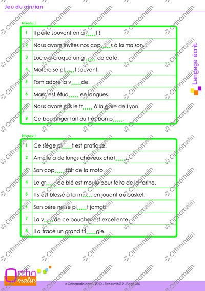 Page 3 de la fiche