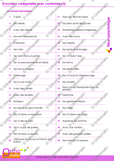 Page 3 de la fiche