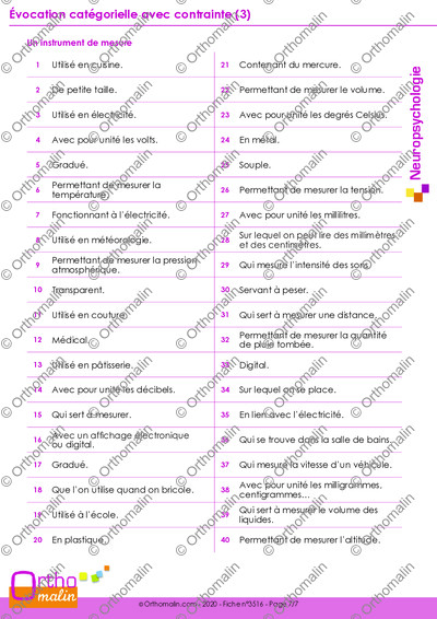 Page 7 de la fiche